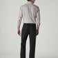 Men's Black Authentic Relaxed Straight Fit Mid Rise Chinos - Back View
