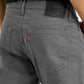Men's 541 Grey Athletic Tapered Fit Mid Rise Jeans - Detail View