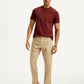 Men's 541 Beige Athletic Tapered Fit Mid Rise Selvedge Jeans - Front View