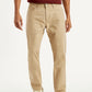 Men's 541 Beige Athletic Tapered Fit Mid Rise Selvedge Jeans - Front View