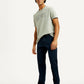 Men's Redloop 541 Blue Athletic Tapered Fit Mid Rise Selvedge Jeans - Elevated View