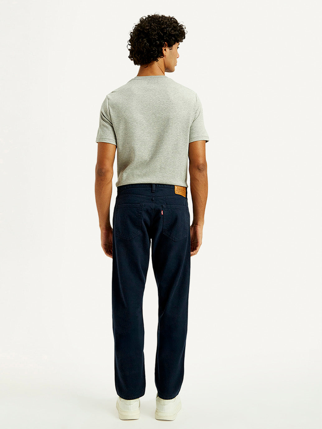 Men's Redloop 541 Blue Athletic Tapered Fit Mid Rise Selvedge Jeans - Back View