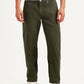 Men's 541 Olive Athletic Tapered Fit Mid Rise Selvedge Chinos - Front View