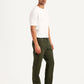 Men's 541 Olive Athletic Tapered Fit Mid Rise Selvedge Chinos - Side View