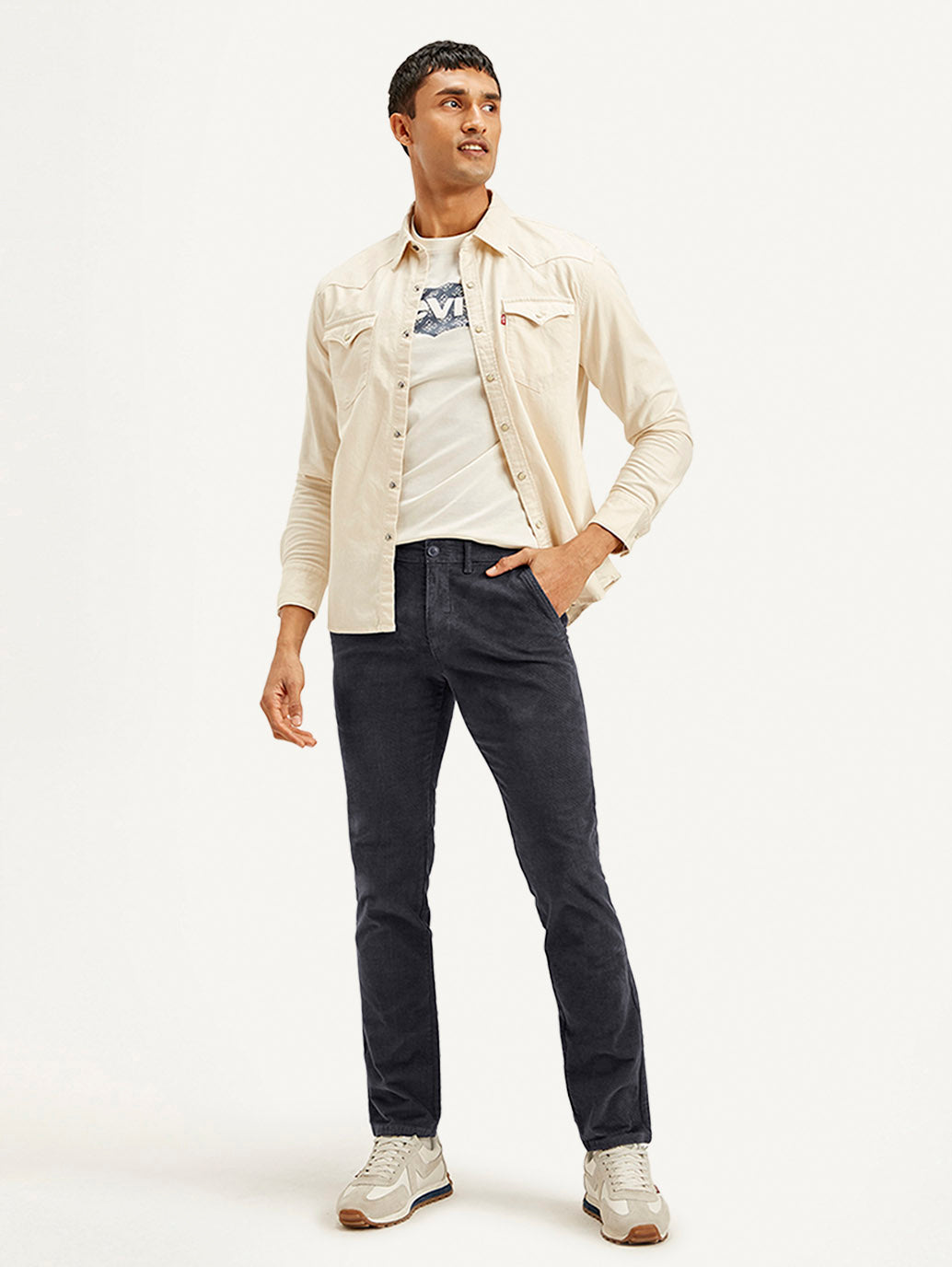 Men's Charcoal Grey Slim Fit Chinos – Levis India Store