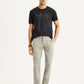 Men's Light Grey Slim Fit Tapered Corduroy Trousers - Styleshot View