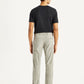 Men's Light Grey Slim Fit Tapered Corduroy Trousers - Back View