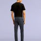Men's Redloop Dark Blue Slim Fit Linen Chino Trousers - 20 View
