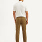 Men's Redloop Brown Slim Fit Linen Chinos - 20 View