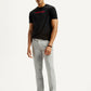 Men's Redloop 511 Grey Slim Fit Mid Rise Linen Chinos - Elevated View