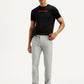 Men's Redloop 511 Grey Slim Fit Mid Rise Linen Chinos - Styleshot View