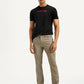 Men's Redloop 511 Beige Slim Fit Mid Rise Chinos - Styleshot View