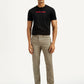Men's Redloop 511 Beige Slim Fit Mid Rise Chinos - Front View