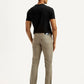 Men's Redloop 511 Beige Slim Fit Mid Rise Chinos - Back View