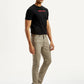 Men's Redloop 511 Beige Slim Fit Mid Rise Chinos - Side View