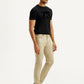 Men's Redloop 511 Beige Slim Fit Mid Rise Chinos - Side View