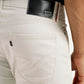 Men's Redloop 511 Off White Slim Fit Mid Rise Jeans - Detail View