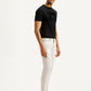 Men's Redloop 511 Off White Slim Fit Mid Rise Jeans - Side View
