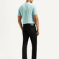 Men's Redloop 511 Black Slim Fit Mid Rise Jeans - Back View