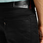 Men's Redloop 511 Black Slim Fit Mid Rise Jeans - Detail View