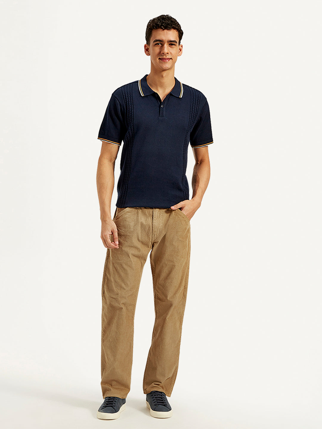 Men's 505 Khaki Straight Fit Corduroy Utility Pants - 20 View
