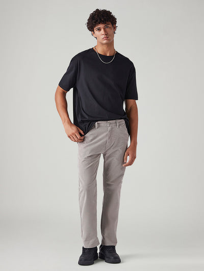 levi's Men's 505 Grey Straight Fit Mid Rise Corduroy Cargos-picture-36
