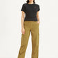 Women's Mid Rise Loose Fit Baggy Dad Cargo Trousers - 198b77b2-2d18-4f8a-8d18-ca7b9c3b9fbe View