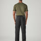 Men's 568 Black Loose Fit Mid Rise Cargos - Back View