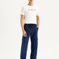 Men's Tapered Dark-Blue Cargo Jogger Jeans