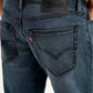 Men's 511 Blue Slim Fit Mid Rise Jeans - Detail View