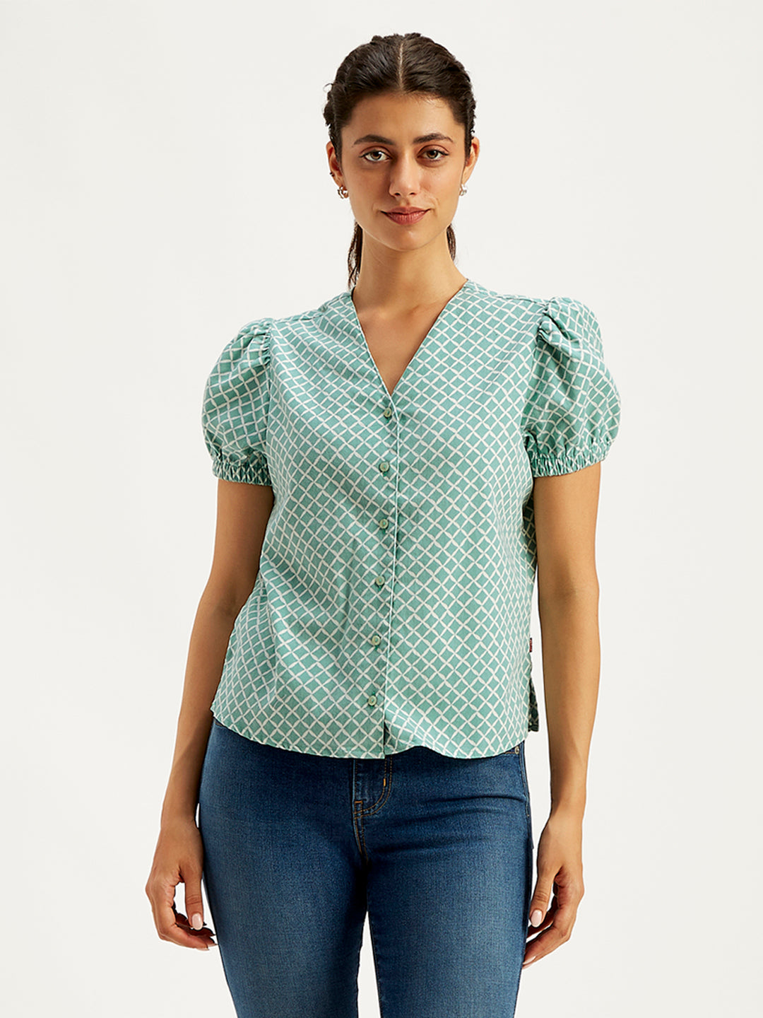 Women's Printed Regular Fit Shirt