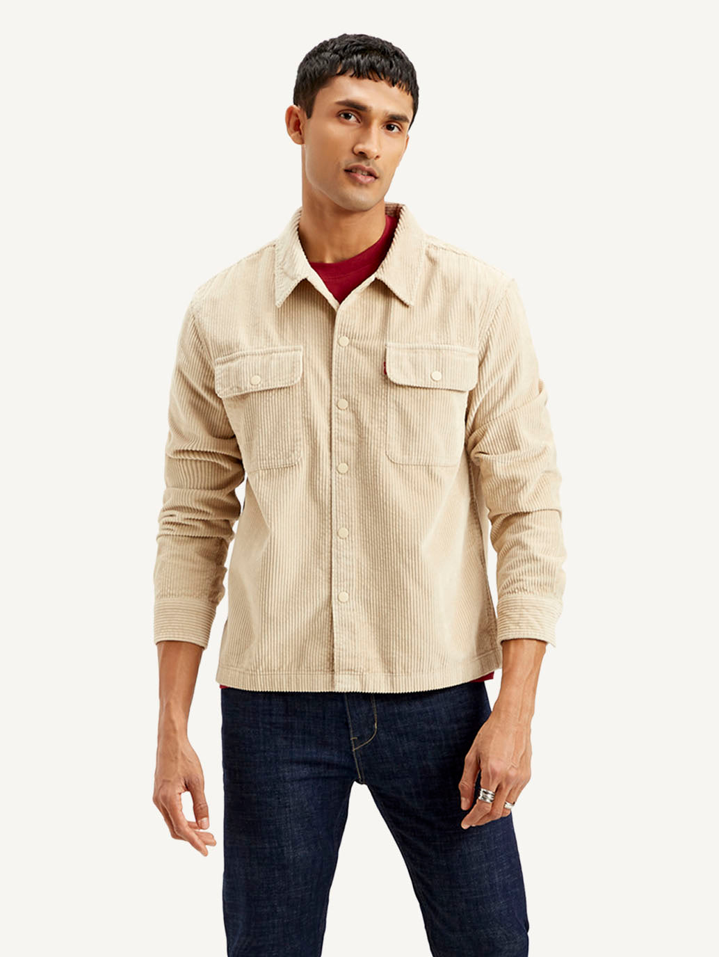 OVY Washed Corduroy Wide Relax Jacket OVY Washed Corduroy Wide