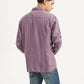 Men's Solid Slim Fit Shirt - Back View