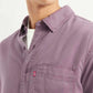 Men's Solid Slim Fit Shirt - Detail View