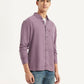 Men's Solid Slim Fit Shirt - Side View