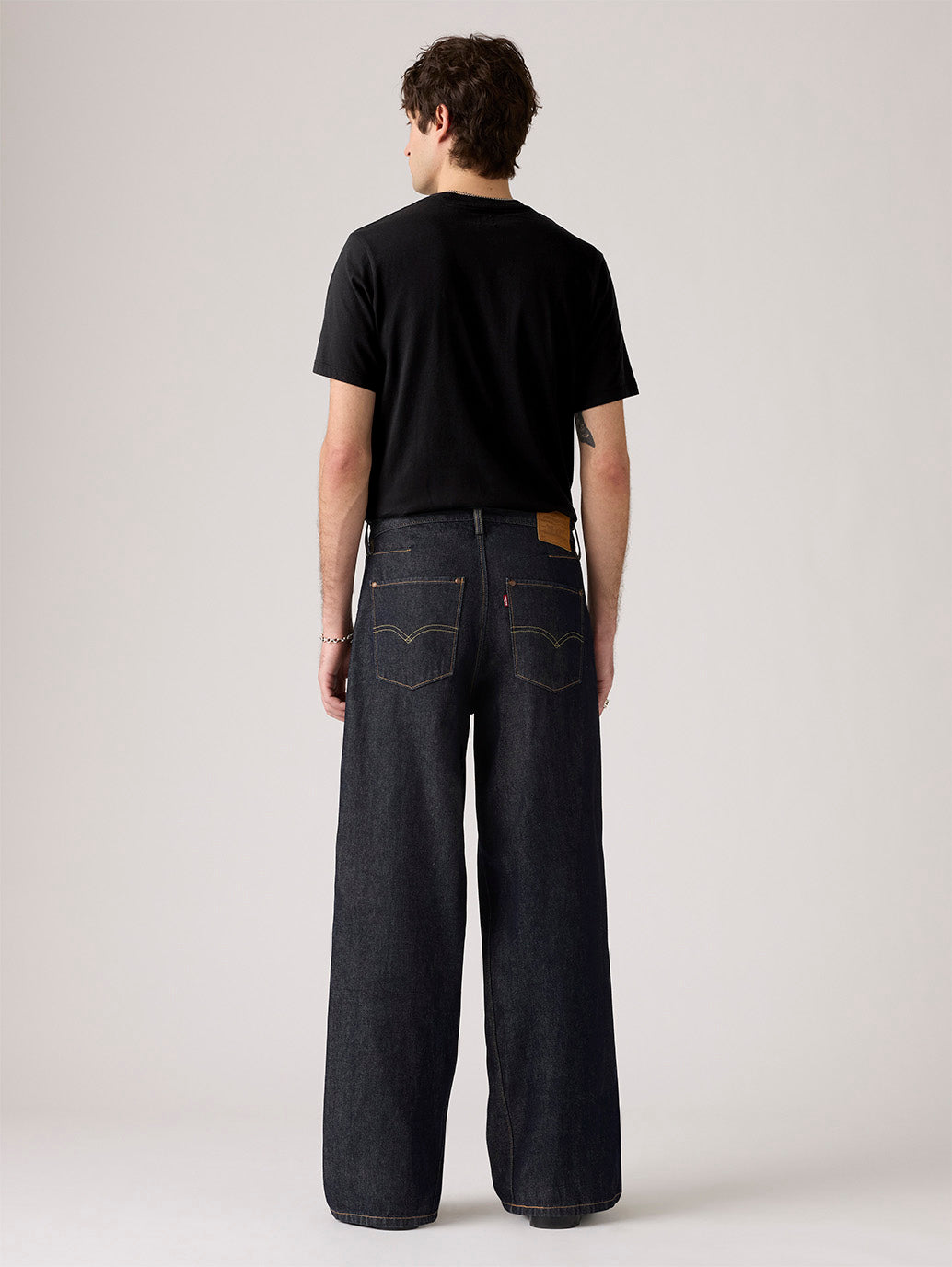 Men's Dark Indigo Twisted Baggy Fit Mid Rise Jeans – Levis India Store