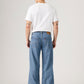 Men's Indigo Twisted Baggy Fit Mid Rise Jeans - Back View
