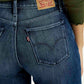 Women's 318 Dark Indigo Flared Fit Mid Rise Jeans - Detail View