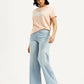 Women's 318 Light Indigo Flared Fit Mid Rise Jeans - Styleshot View