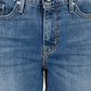 Women's 318 Blue Flared Fit Mid Rise Jeans - detail View