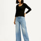 Women's 318 Light Blue Flared Fit Mid Rise Jeans - Styleshot View
