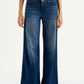 Women's 318 Blue Flared Mid Rise Jeans - Front View