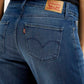 Women's 318 Blue Flared Mid Rise Jeans - Detail View