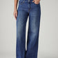 Women's 318 Blue Shaping Wide Leg Fit Mid Rise Jeans - Front View
