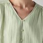 Women's Embroidered Regular Fit Top - Detail View
