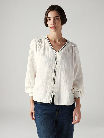 Women's Embroidered Regular Fit Shirt