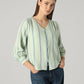 Women's Striped Relaxed Fit Top - Styleshot View