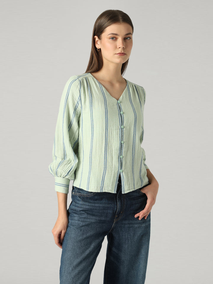 Women's Striped Relaxed Fit Top