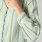Women's Striped Relaxed Fit Top - Detail View