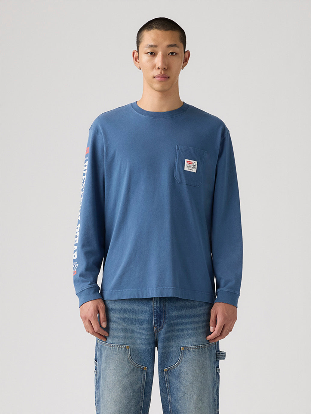 Levi's® x Toy Story Men's Long Sleeves Pocket Tee - Front View
